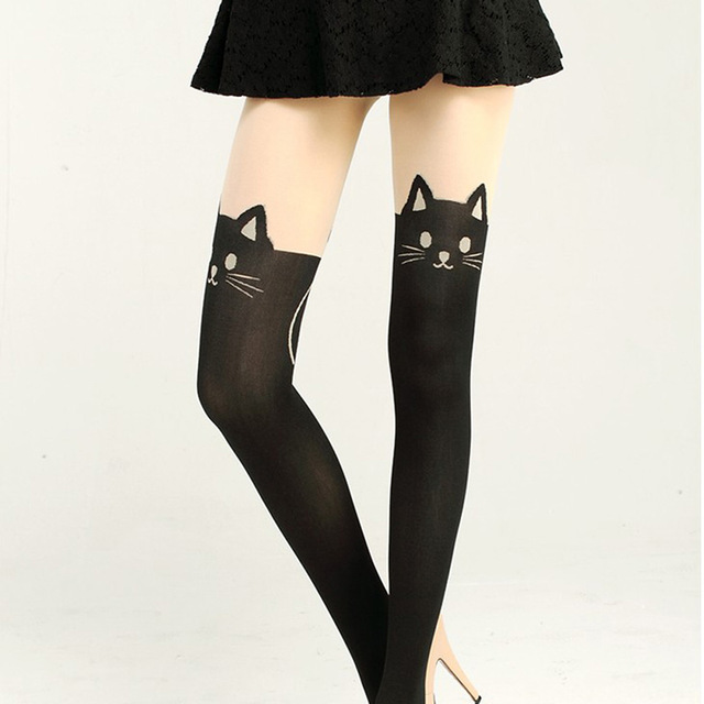 Cute Kitty Stockings - The Cultured Cat