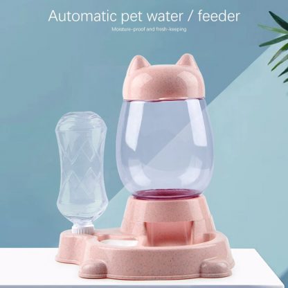 Cat Ears Automatic Feeder & Water Bottle