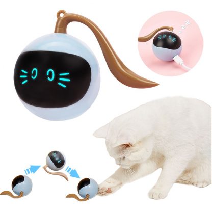 Electronic Interactive Cat Ball - USB Rechargeable